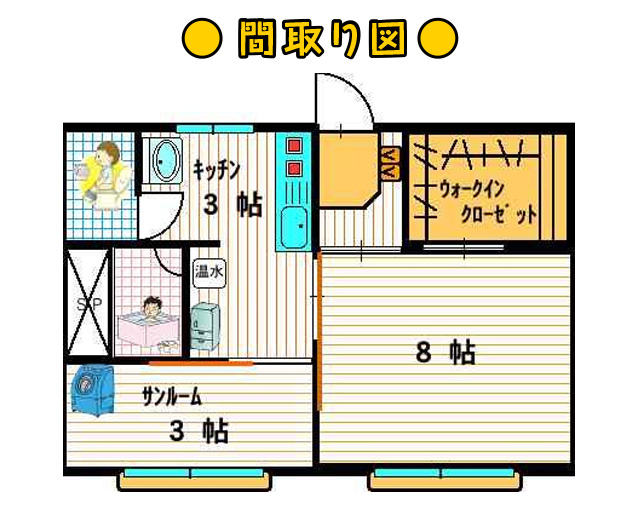 キャンパス白鳥 間取り図